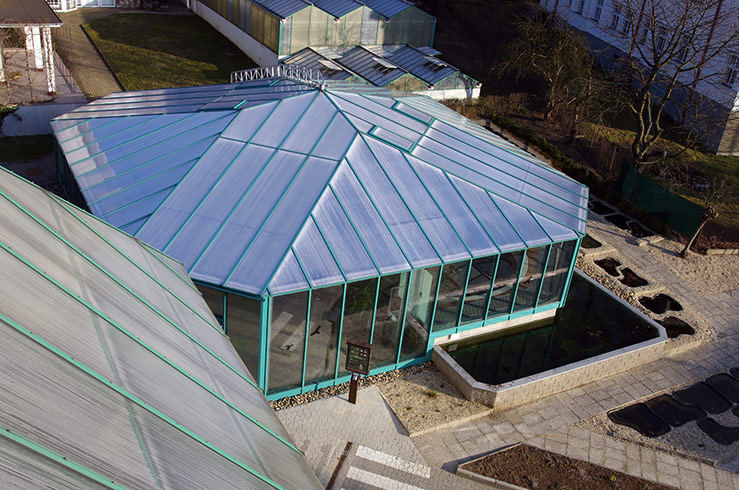 Pavilon leknínů Botanické zahrady Liberec 1